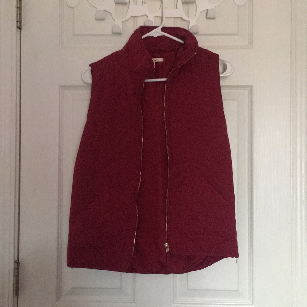 Maroon vest
